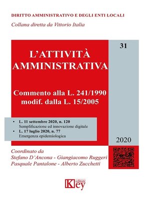 cover image of L'attività amministrativa